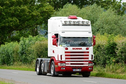 Truck photo 12x8 scania 164l - -,