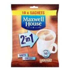 Maxwell House Instant 2 in 1 Coffee x 10 Sachets 14.5g Assorted Pack Size