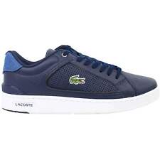Lacoste Deviation 3.0 2231 SMA Lace-Up Blue Smooth Leather Mens Trainers 746SMA0
