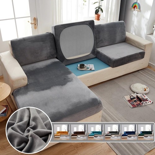 Velvet sofa cushion cover - velvet,