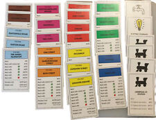 INDIVIDUAL 2013 Hasbro MONOPOLY TITLE DEED CARDS Choose & Select