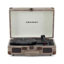 Crosley Cruiser Deluxe Portable Bluetooth Turntable - Havana