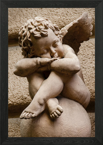 Cherub sweetness framed - sweetness, wall