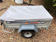 Erde 142 trailer with - 142, cover