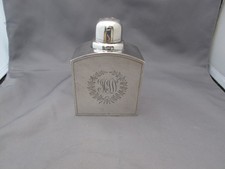 Fine SHREVE, CRUMP & LOW Sterling TEA CADDY-CHRISTMAS 1896 Presentation