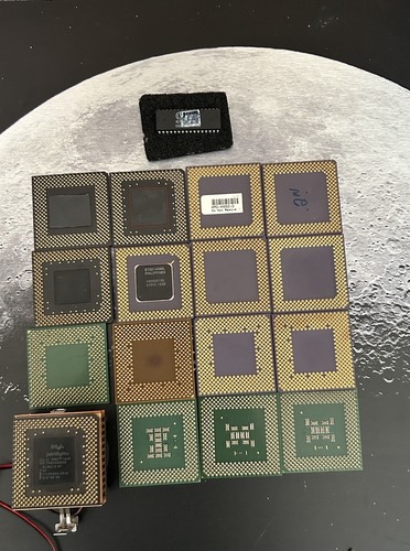 Vintage cpu processor lot - vintage,