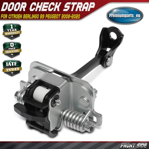 Door check strap front - left, or
