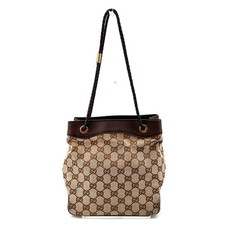 GUCCI GG Canvas Leather