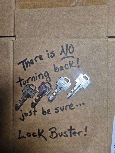 Lock buster set lockout key - ,