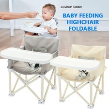 Baby Highchair Foldable Infant Feeding Toddler Table Chair Portable Seat Travel