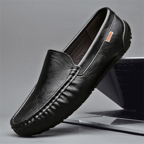 New men leather - new, driving