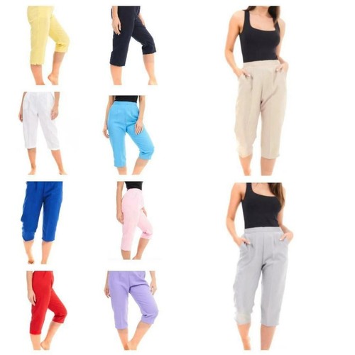 Ladies capri pants half - ladies,