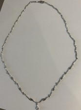 9ct White Gold And Diamond