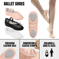 Ballet Shoes, Pink Leather