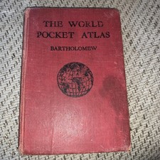 Vintage The World Pocket Atlas