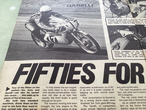 Garelli itom racing kits - itom,