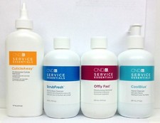NEW PACK Cnd Shellac 4pcs set -Cuticle Away, Cool Blue, Scrubfresh, Offly Fast