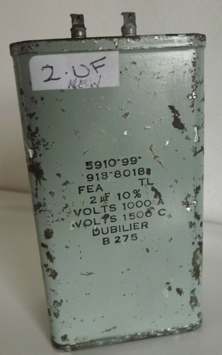 Block capacitor dubilier 2uf - block,