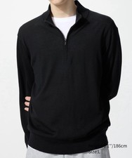 Uniqlo 100% Merino Half-Zip