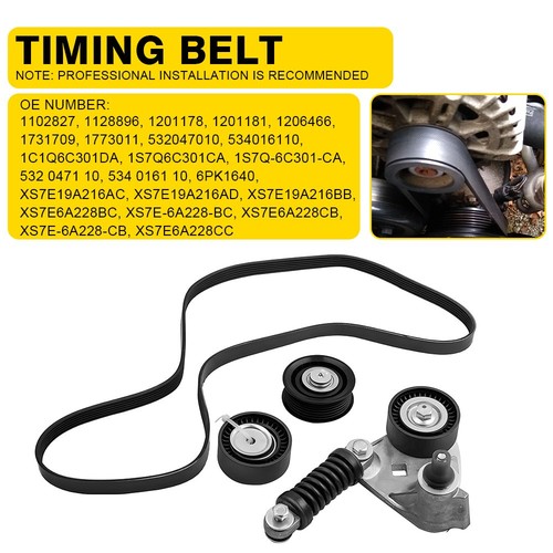 Tensioner belt kit - tensioner, fan