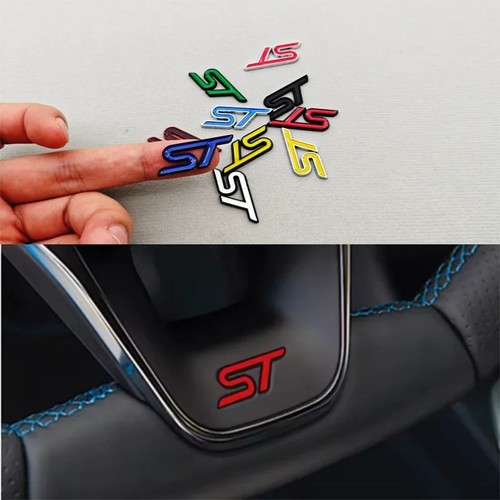 Metal car logo steering - 3d, st