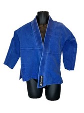 GI Vulkan Size M3  Jiu jitsu Kids Unisex Blue Cotton