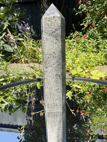 Large pink granite - 7”,