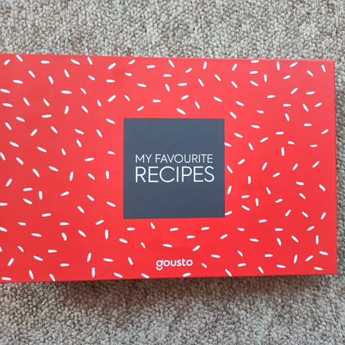 Gousto chicken recipe cards - chicken,