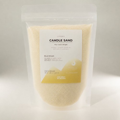 Fragranced candle sand warm - candle,