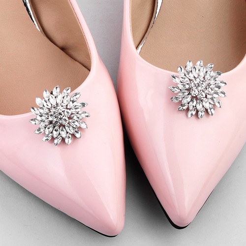Shoe buckles clip flower clips - shoe,