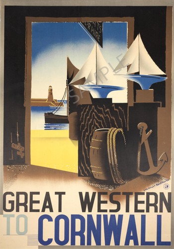 Vintage railway poster - railway,