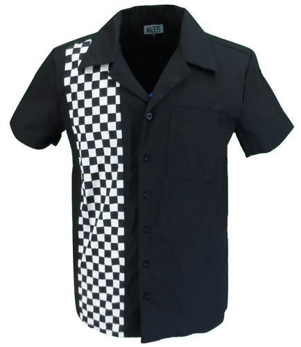 Mens retro black and - black,