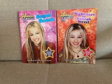 Lot of 2 Hannah Montana Books: Super Sneak & Nightmare on Hannah Street - NEW