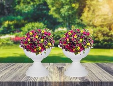 White grecian urn patio - white,