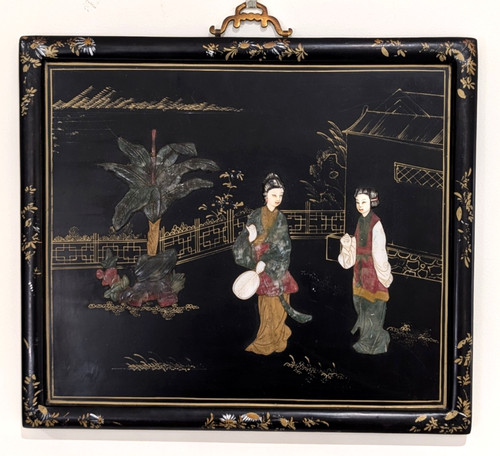 Vintage chinese black lacquer - chinese,
