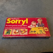 Vintage Sorry! 1980 Board Game