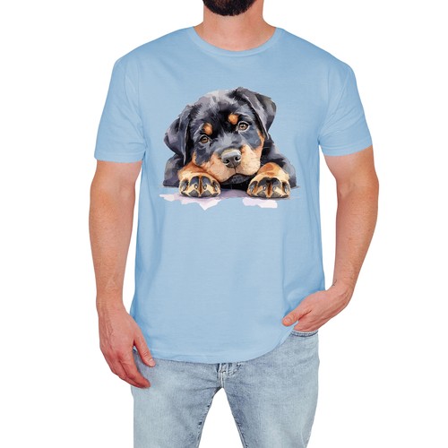 Cute rottweiler puppy - rottweiler, mens
