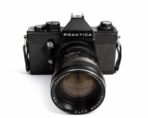 Praktica slr film camera - film, body