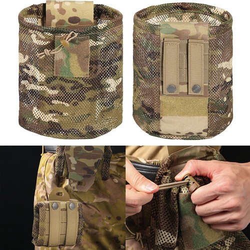 Mesh storage pouch with - mesh,