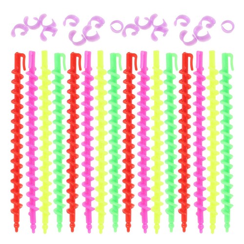26pcs flexible plastic perm - plastic,