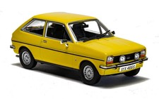 Corgi Vanguards Ford Fiesta MkI 1.3 Ghia  Signal Yellow 1:43 Diecast Model Car