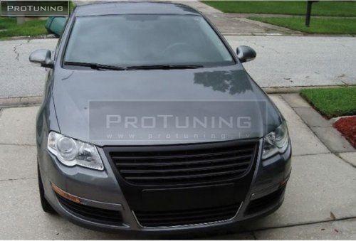 Front black badgeless grill - badgeless,