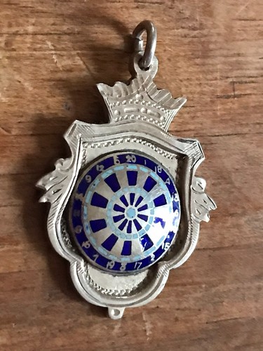 Sterling silver medallion - hm'd,