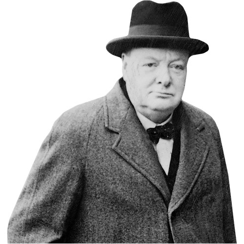 Winston churchill - winston, coat)