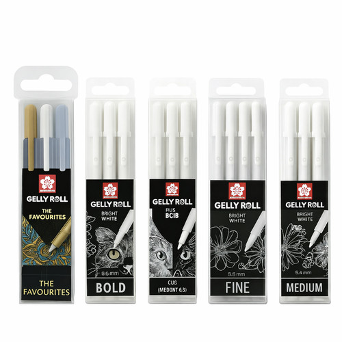Sakura gelly roll white - roll,