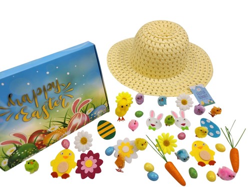 Easter bonnet set - bonnet, chicks