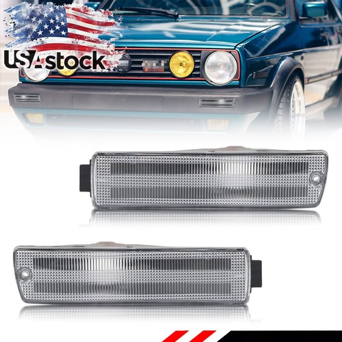 Clear lens front bumper signal - clear,