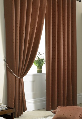 Lined curtains tiebacks pair - lined, &