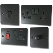Flat Matt Black Sockets