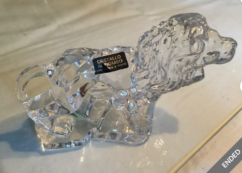 Vintage roaring lion lead - roaring,